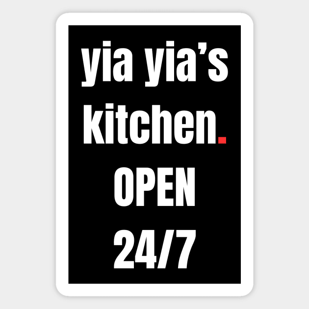 Yia Yia's Kitchen Magnet by KreativPix